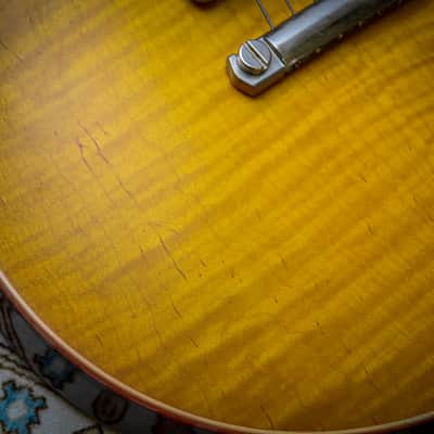 GIBSON USA Custom Shop 60th Anniversary '59 Les Paul Standard Reissue "Green Lemon Fade VOS" (2019) image 12