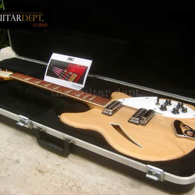 ♚ IMMACULATE ♚ TIMEWARP !♚ 2002 Rickenbacker 360-6 Deluxe ♚ MapleGlo ♚ 330 ♚ Shark Tooth Inlays ! image 3