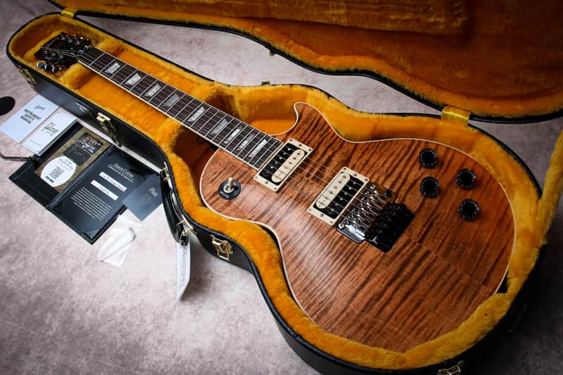 GIBSON USA Custom Shop Dealer Select Les Paul Axcess Floyd Rose "Siberian Tiger + Rosewood" (2025)
