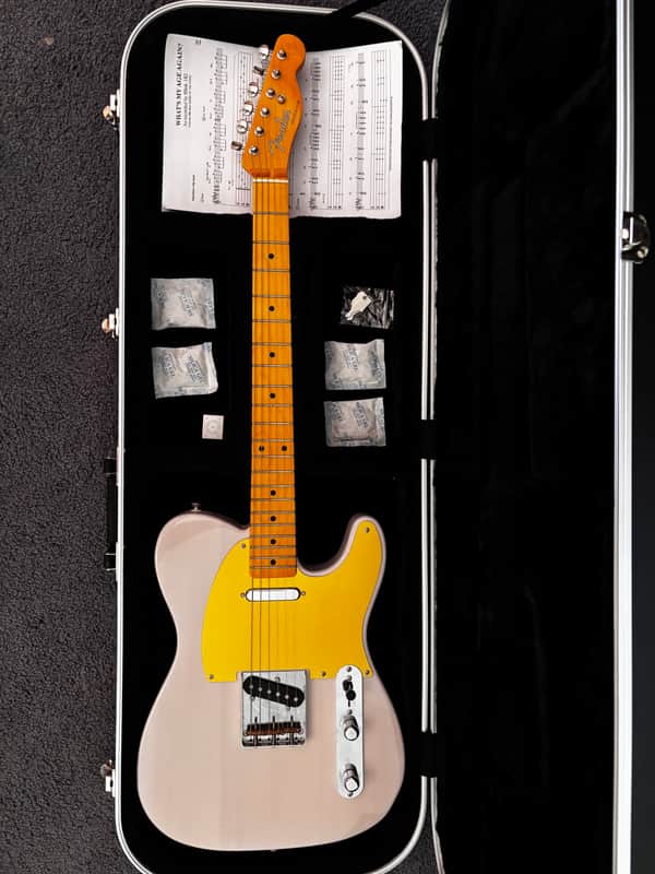 Fender JV Modified ‘50s Telecaster MIJ 2021-2022 - White, Blonde