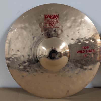 Paiste 15" 2002 Wild Hi-Hat Cymbals (Pair) 1980 - 2011 - Brilliant image 4