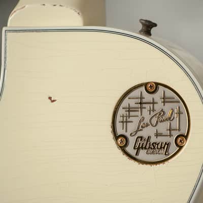Immagine Gibson Les Paul Custom Murphy Lab Heavy Aged Classic White - 25