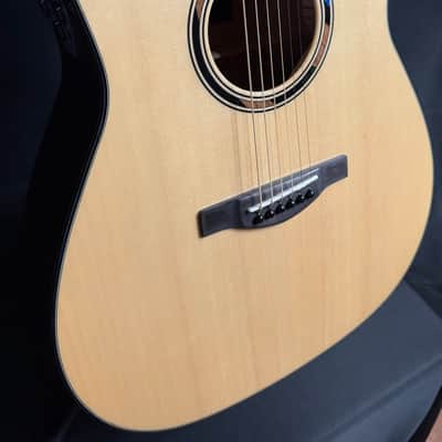 Yamaha TAG1E TransAcoustic Dreadnought Acoustic-Electric Guitar Gloss Natural w/ Soft Case image 5