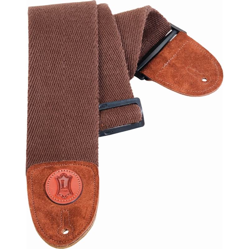 Levy's MSSC4-BRN Cotton 3" Bass Strap image 1