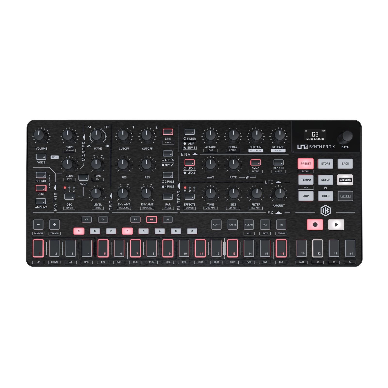 IK Multimedia UNO Synth Pro X Desktop Analog Synthesizer | Reverb