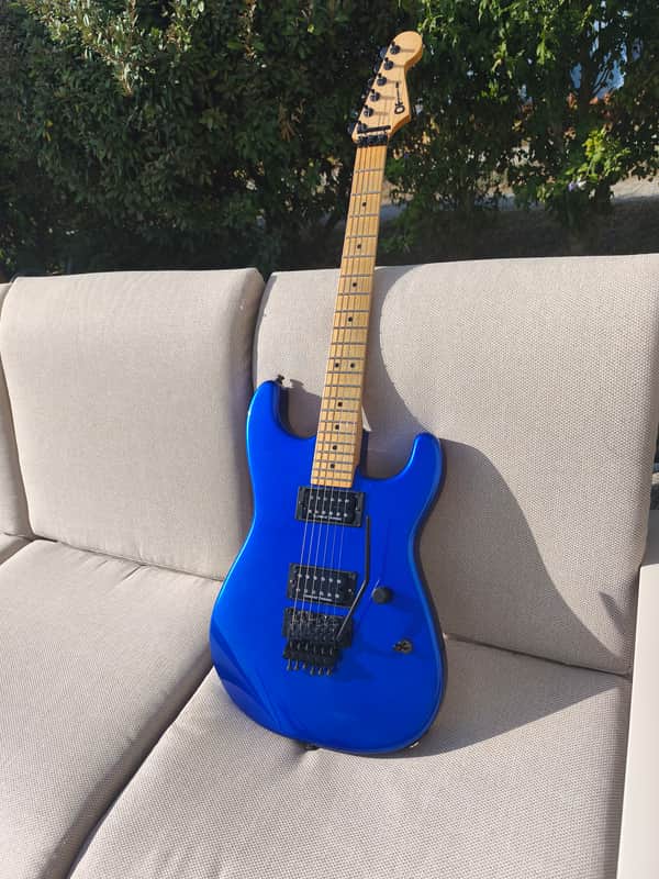 Charvel USA San Dimas Style 1 HH 2008 Candy Blue w/Hardshell Case image 1