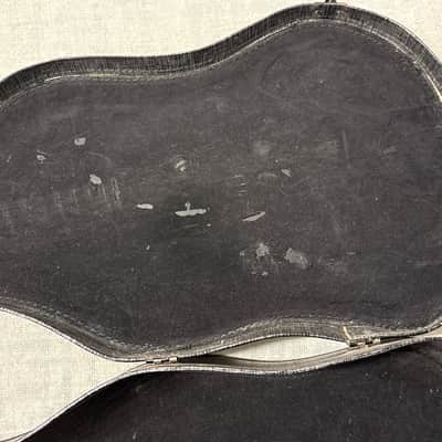 Vintage 1960’s Silver Black Faux Tweed Offset Guitar Case Harmony Silvertone Kay Supro Airline image 20