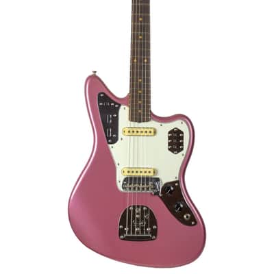 New Fender Custom Shop '63 Jaguar Deluxe Closet Classic Aged Burgundy Mist Metallic #CZ577929 image 7