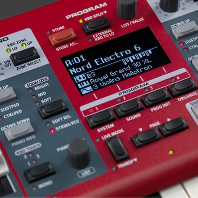 Nord Electro 6D 73 Semi-Weighted 73-Key Digital Piano - Red image 5