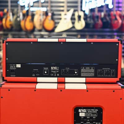 Engl E635-E412XXLB-40th Fireball 100 40th Anniversary 2-Channel 100-Watt Guitar Amp Halfstack from 2023 in Red image 7