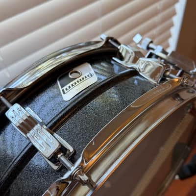 Ludwig Black Galaxy Acrolite LM404 5x14" Snare Drum image 5
