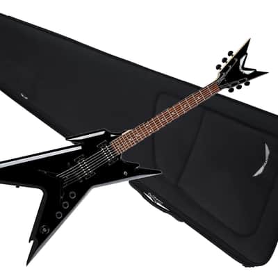 New Dean Razorback X Classic Black Electric Guitar NEW w/ Gig Bag image 1