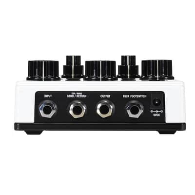DigiTech DOD-RUBBERNECK Analog Delay Pedal with Double Concentric Knobs, Double Footswitches and Remote Footswitch Control (White) image 4