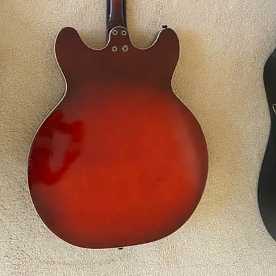 Harmony H77 1963 - 1972 - Red Sunburst image 11