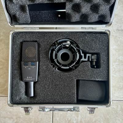 AKG C414 XLS Large Diaphragm Multipattern Condenser Microphone w/ Original Case & Shock Mount image 2