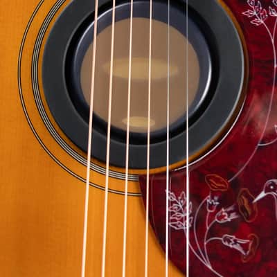 Epiphone Hummingbird Standard EC Acoustic/Electric Guitar - Natural with Gig Bag image 10