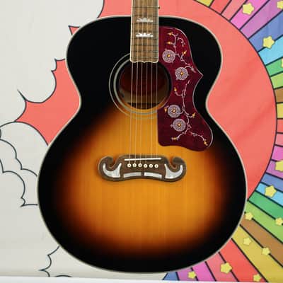 Epiphone J-200 Acoustic Guitar - Aged Vintage Sunburst Gloss image 1