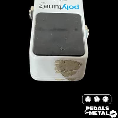 TC Electronic PolyTune 2 Mini Tuning Pedal 2010s - White X13296 image 2
