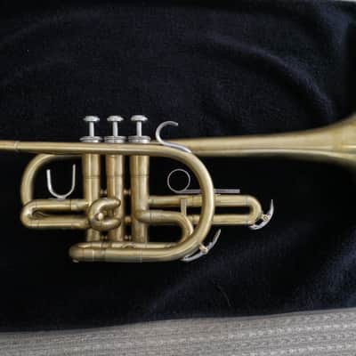 Rat Rod (Combo Yamaha Valves with Conn Bell) Bflat Cornet image 2