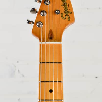 Squier Classic Vibe 50s Stratocaster Electric Guitar White Blonde With Gig Bag image 5