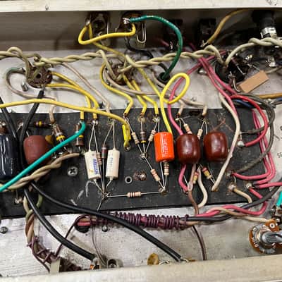 Fender Bassman 2-Channel 50-Watt Guitar Amp Head 1971 - Silverface image 5