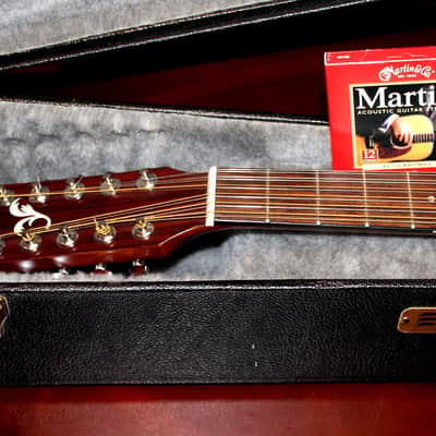 Yamaha FG-413S-12 Solid Spruce Top 12-String Acoustic Guitar Natural with TKL case image 2