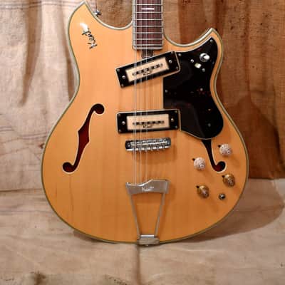 Kent 12 String Thinline 1960's Natural Blond image 2