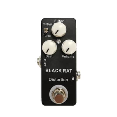 Mosky Black Rat Distortion Pedal Free Shipment,price include the import duty for US buyer image 1