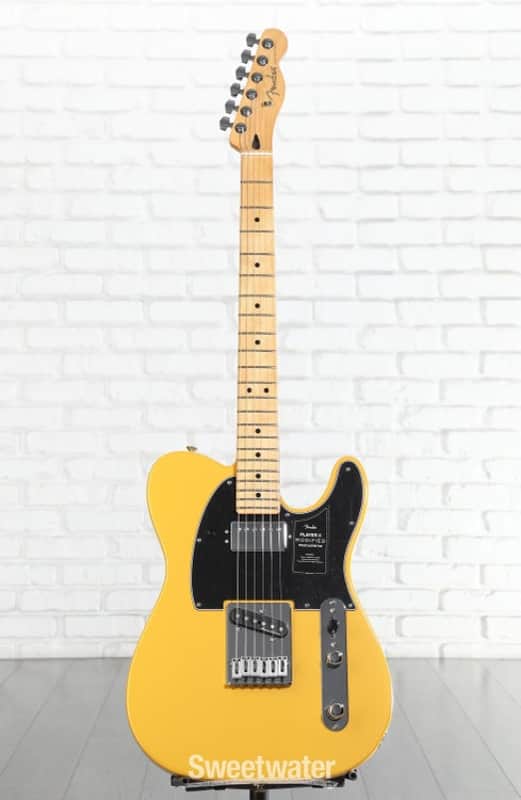 Fender Player II Modified Telecaster SH Electric Guitar - Sunshine Yellow  Maple Fingerboard (TeleP2MSHMSYd2)