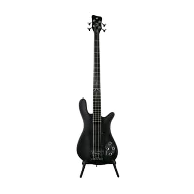 Warwick RockBass Artist Line Robert Trujillo Signature 4-String Bass Guitar, Black Satin (No Bag), RBG55851619 image 1