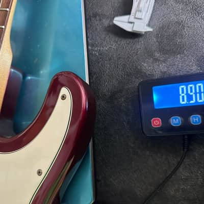 Fender Precision Bass Plus USA Midnight Wine w/ Lace Sensor P/J Pickups & Badass Bridge 1990 image 9