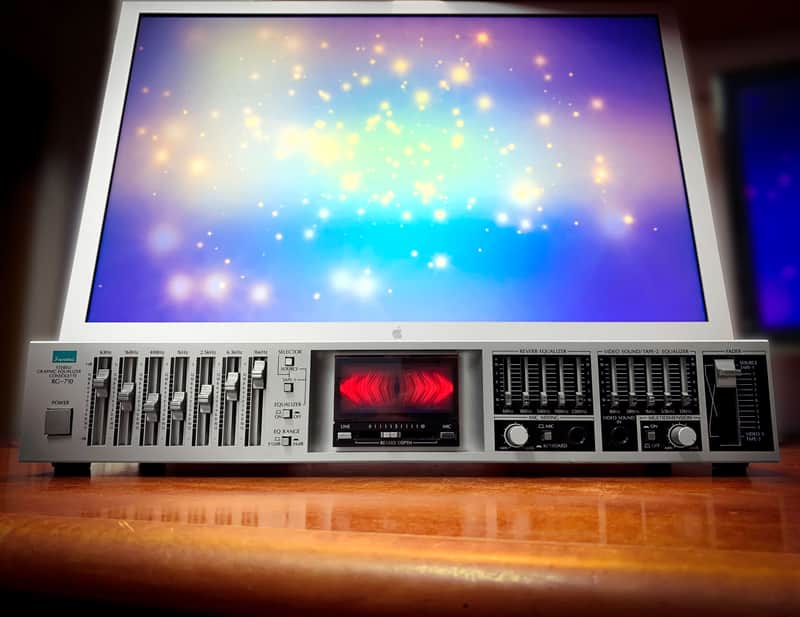 Sansui RG-710 🌈RaRe🌈 Vintage Stereo Graphic Equalizer image 1