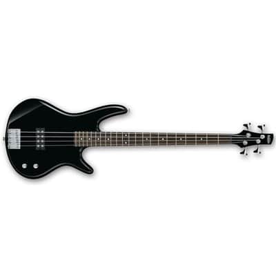 Ibanez GIO Series GSR100EX Electric Bass Guitar, Rosewood Fretboard, Black image 1