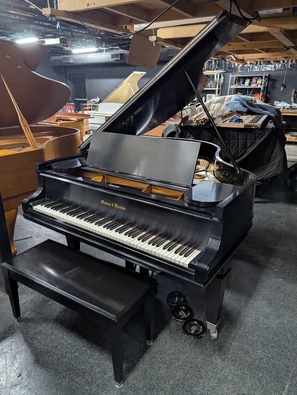 Mason & Hamlin Model A Grand Piano SN 26927 - Ebony image 1