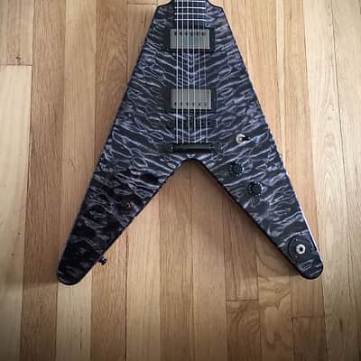 "from my Personal Collection" Black Diamond Custom Shop "Super-V Supreme" Guitar 5A Quilted Maple Top Hand Crafted In AMERICA image 7