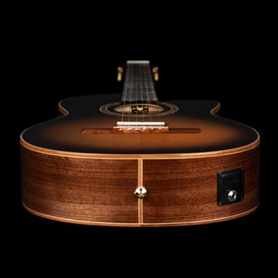 Ortega RCE158SN-TSB Performer Series Solid Spruce Top Mahogany Neck Cutaway Nylon 6-String Classical Acoustic-Electric Guitar w/Gig Bag image 10