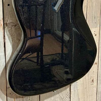 NEW Fender Gold Foil Jazz Bass - Black Sparkle, In Stock and Ships Fast and Free! Pro Setup Included! image 10