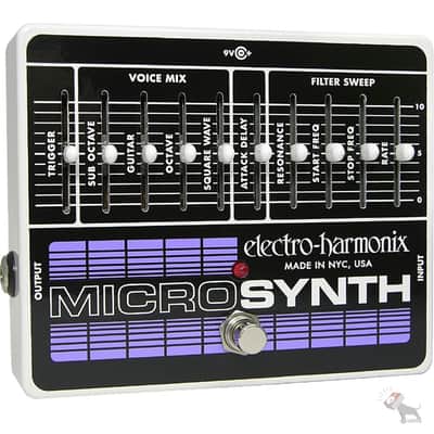 Electro-Harmonix Micro Synthesizer Analog Guitar Microsynth Effects Pedal image 1