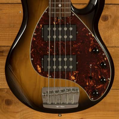 Music Man StingRay 5 - Ebony - Vintage Sunburst - 5-String *Used* image 3