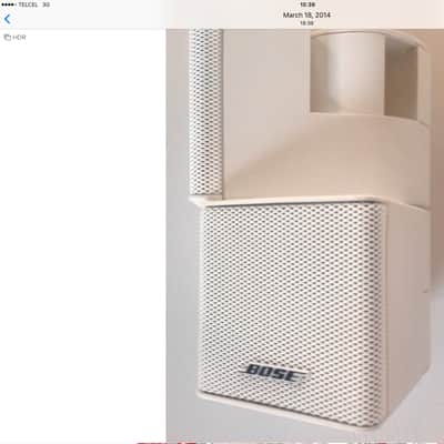 Bose Jewel cube speakers white 5 each-note pics image 2