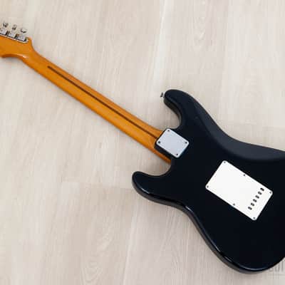 1991 Fender American Vintage '57 Stratocaster Black w/ Tweed Case image 13