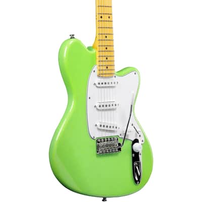 Ibanez Talman YY10-SGS Yvette Young Signature 6-String Solid Body Electric Guitar with Maple Fretboard, Right-Handed, Slime Green Sparkle image 4