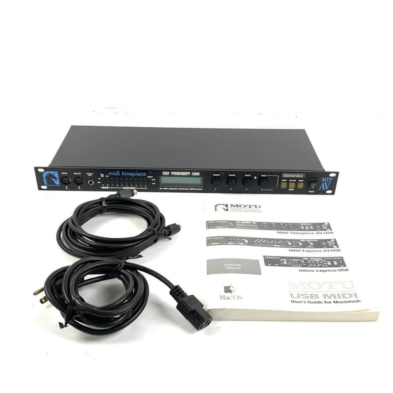 MOTU MIDI Timepiece MTP AV USB MIDI Interface 2000s - Black TGHM image 1