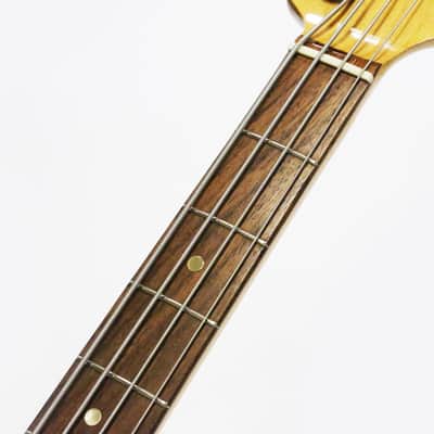 1972 Fender Mustang Bass Competition Orange Vintage Original Rare Custom Color Shot Scale Electric Bass Guitar w/ Orig. Hard Case image 19