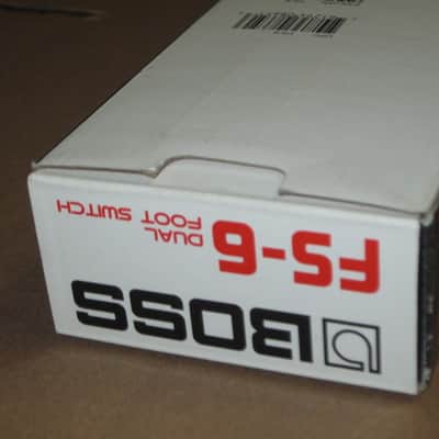 lightly handled (generally mostly very clean) Boss EMPTY BOX ONLY for FS-6 Dual Foot Switch (NO footswitch / NO paperwork) specifically from  2014 - but can be a home for a different year FS-6 footswitch (link for Manual in is description) image 7