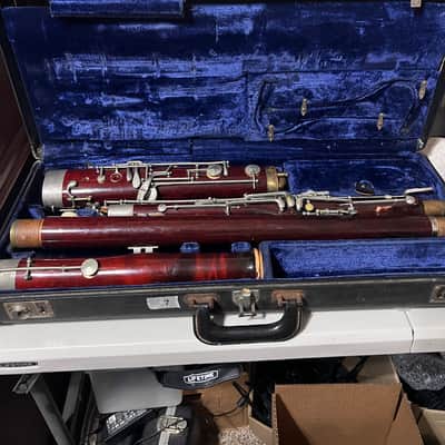 Vintage Meinhart Heckel System Maple Wooden Bassoon – 1970s – As-Is / For Parts or Repair image 1