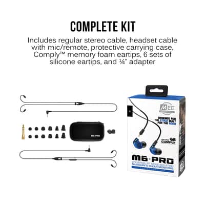 MEE audio M6 PRO 2nd Generation Universal-Fit Noise-Isolating Musicians’ in-Ear Monitors B image 9