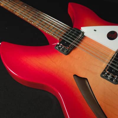 Rickenbacker 330/12 String Hollow Guitar Fireglo With Hard Shell Case image 12