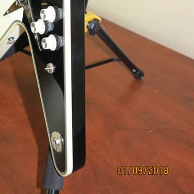 2005 Dean Guitars USA Custom Shop SIGNED Michael Schenker Black & White Electric Guitar #101 image 2