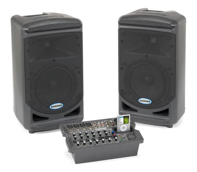 Samson XP308i Expedition Series 300w Portable PA System w/ iPod Dock image 1
